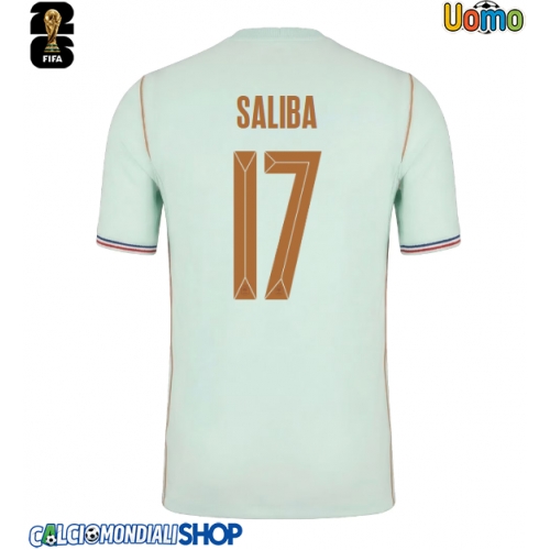 Maglie da calcio Francia William Saliba #17 Seconda Maglia Mondiali 2026  Manica Corta